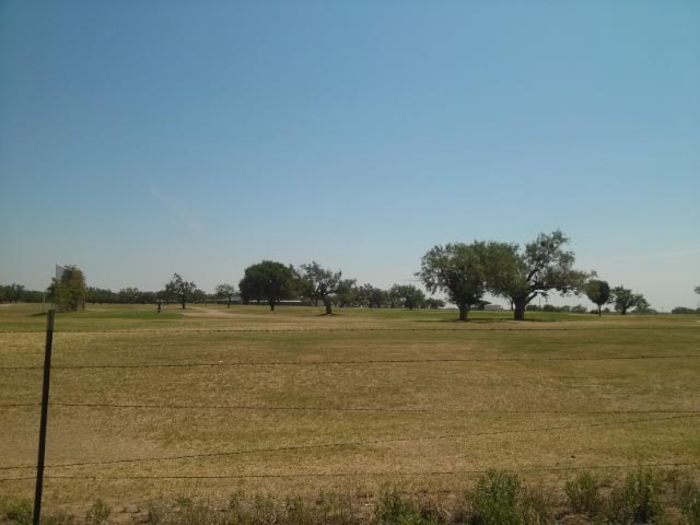 Hamlin Country Club east of cotton field