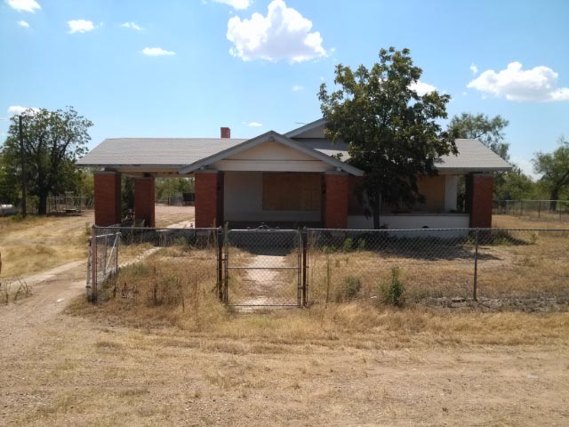 View of the house on the Ranch